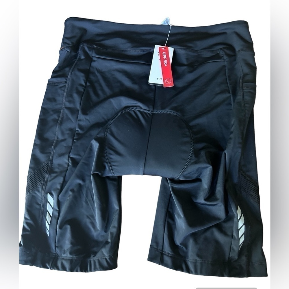 NWT BALEAF Black Padded Biker Shorts 2XL - Picture 5 of 10